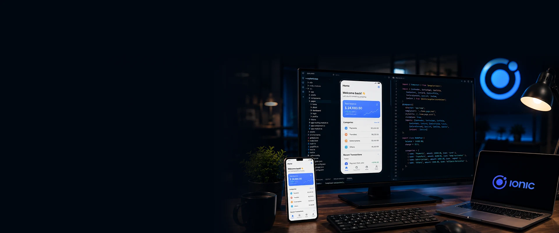 Ionic Web Development