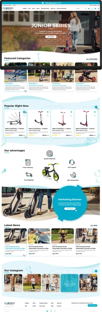 Globber Approach Mockup 1