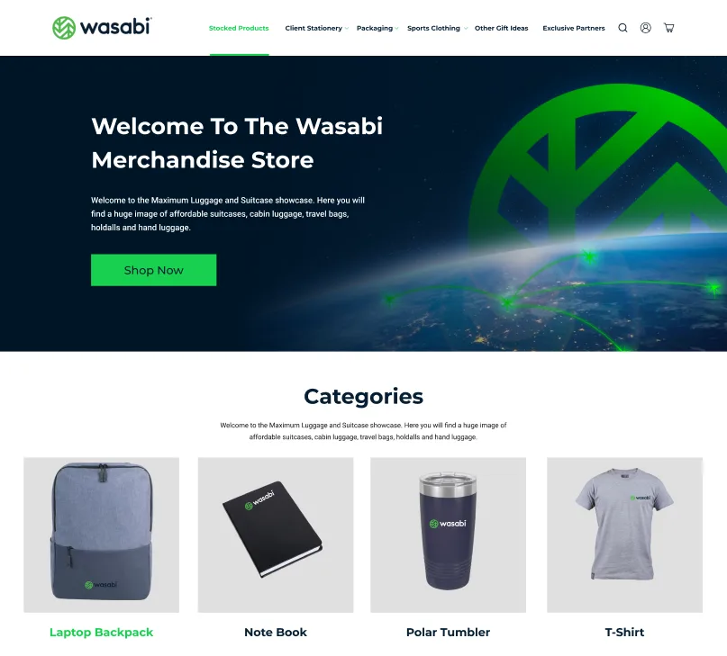 Wasabi Merchandise Store