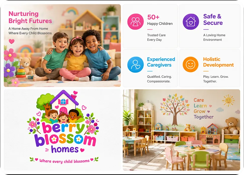 Berry Blossom Home Outcome Mockup 2